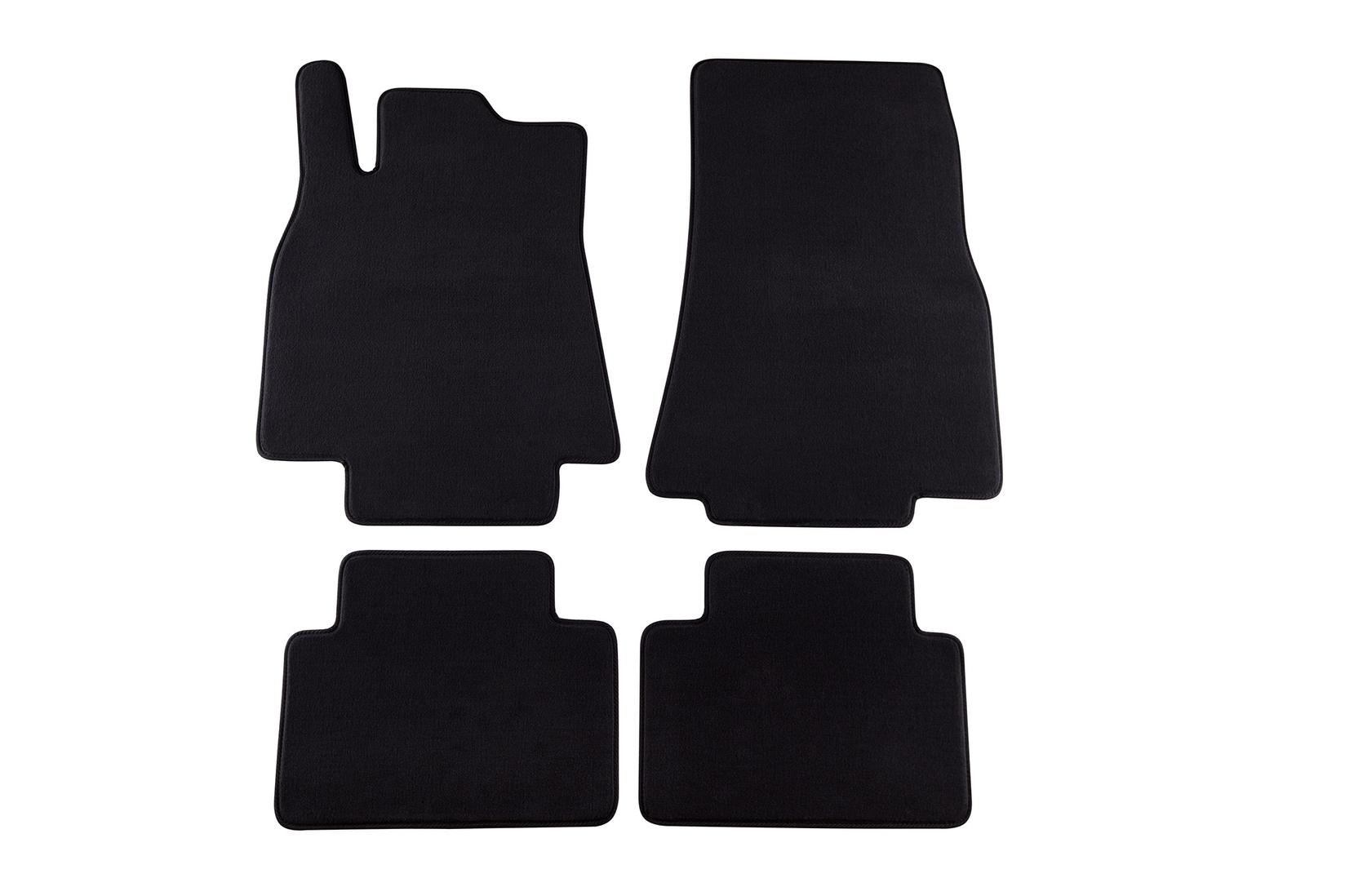 PETEX Платнени патосници за Mercedes A класа W169 09/2004-08/2006 4 делови црни (KL02) Style материјал