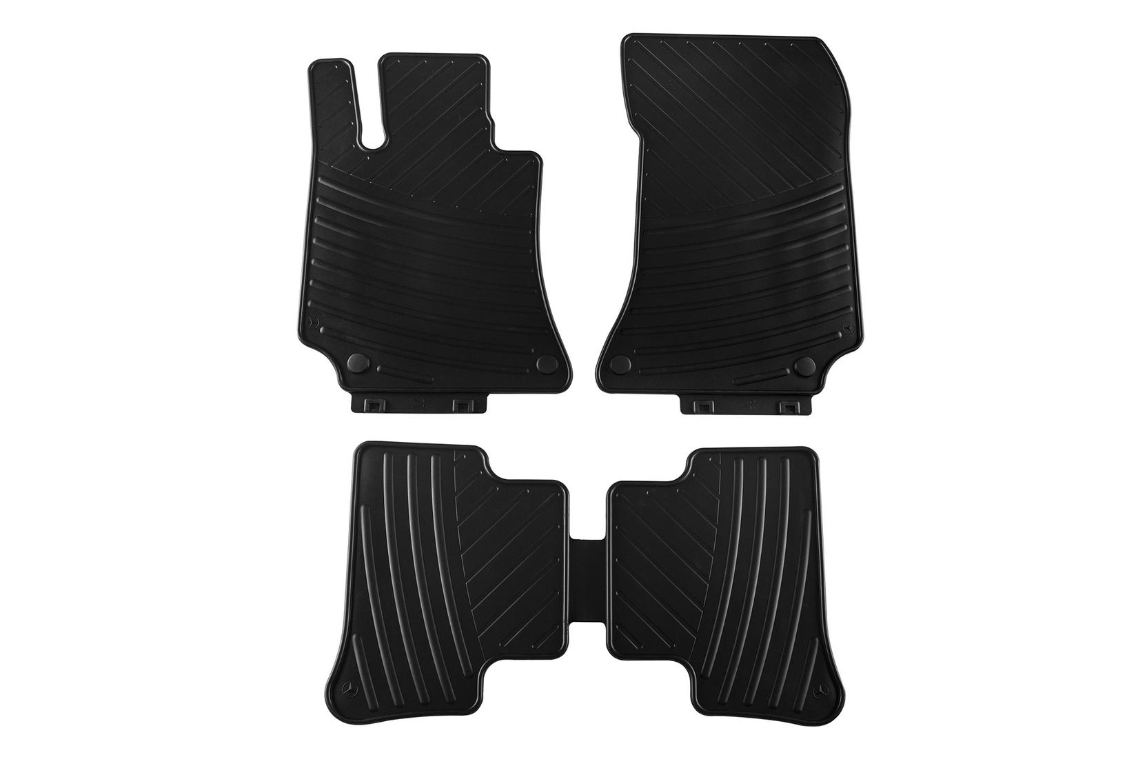 MERCEDES-BENZ Гумени патосници за Mercedes E класа W212 2009-2016 CLS C218 2011-2018 4 дела црни