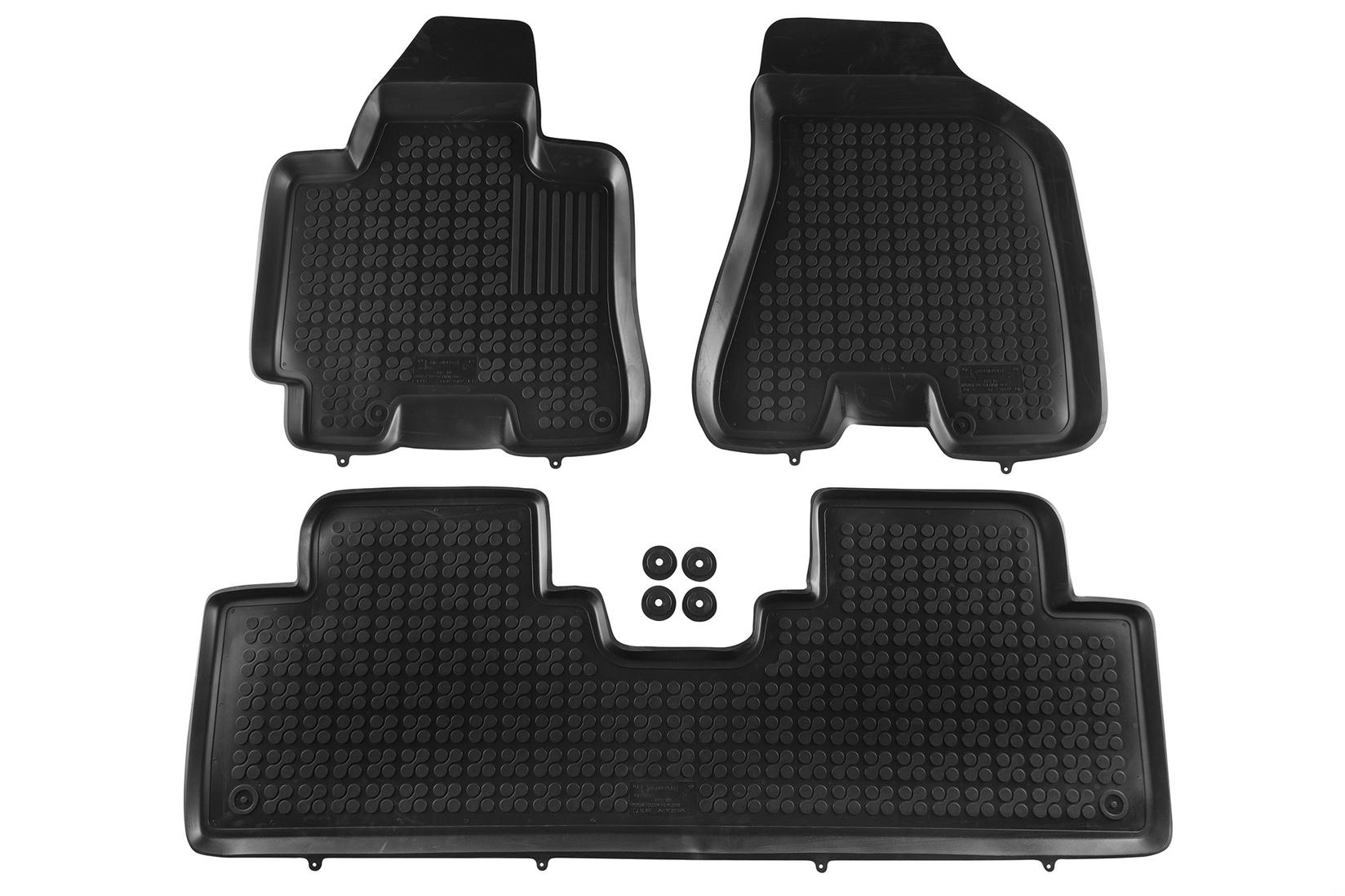 REZAW-PLAST Гумени патосници за Hyundai Tucson 2004-2010 3 дела црни