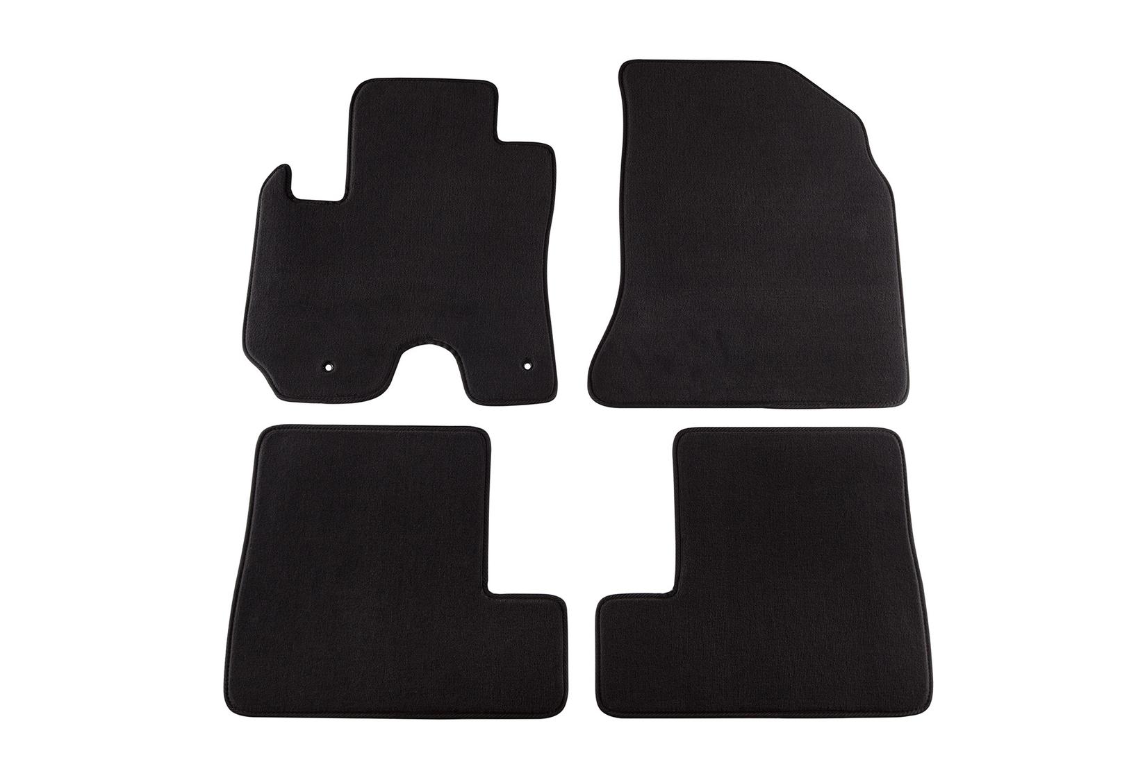 PETEX Платнени патосници за Toyota RAV 4 5 врати 11/2003-01/2006 4 делови црни (B162) Style материјал