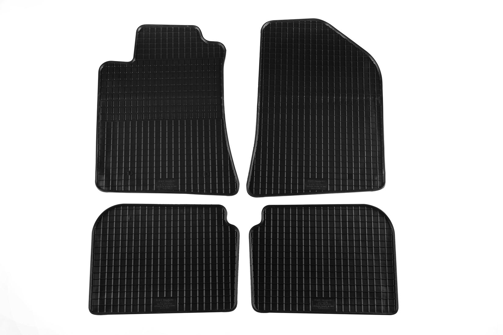 PETEX Гумени патосници за Toyota Avensis 2003-2008 4 дела црни