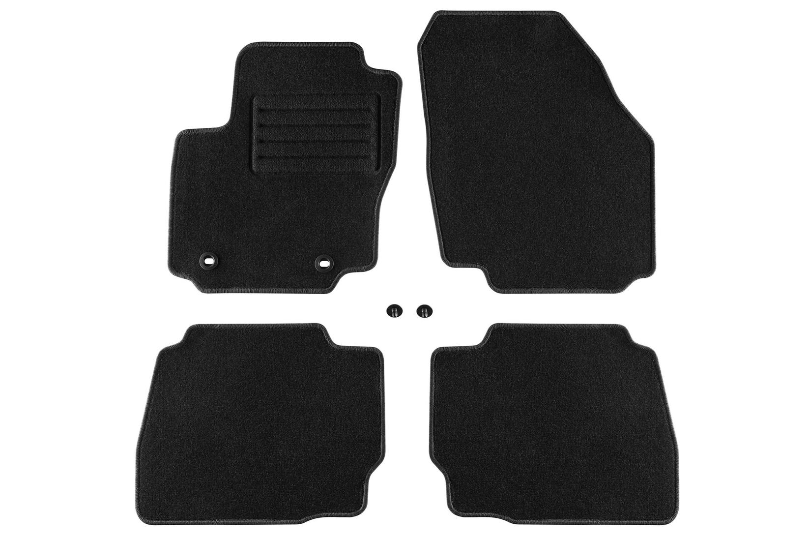 PETEX Платнени патосници за Ford Mondeo 06/2007-08/2012 4 делови црни (B022U) Rex материјал