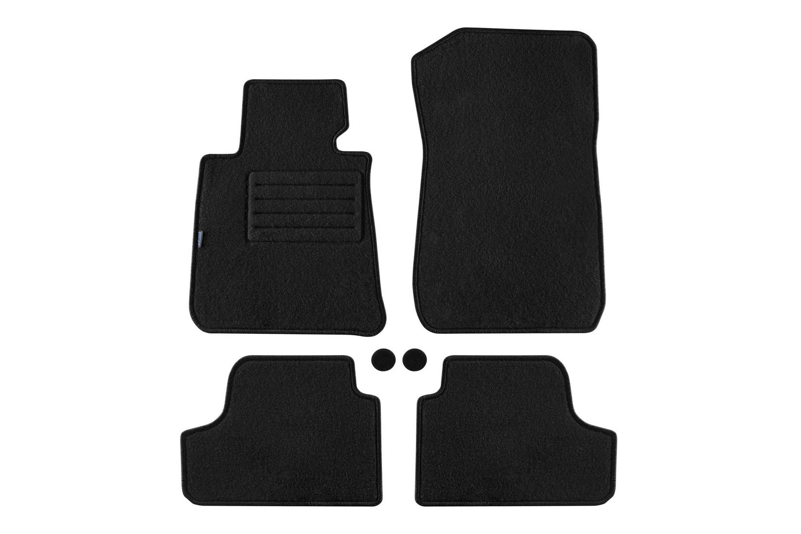 PETEX Платнени патосници за BMW серија 3 E93 кабрио 03/2007-02/2014 4 делови црни (B172) Rex материјал