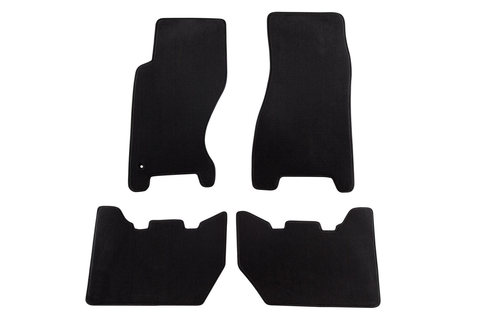 PETEX Платнени патосници за Chrysler Grand Cherokee 1999-2005 4 делови црни (B161) Style материјал