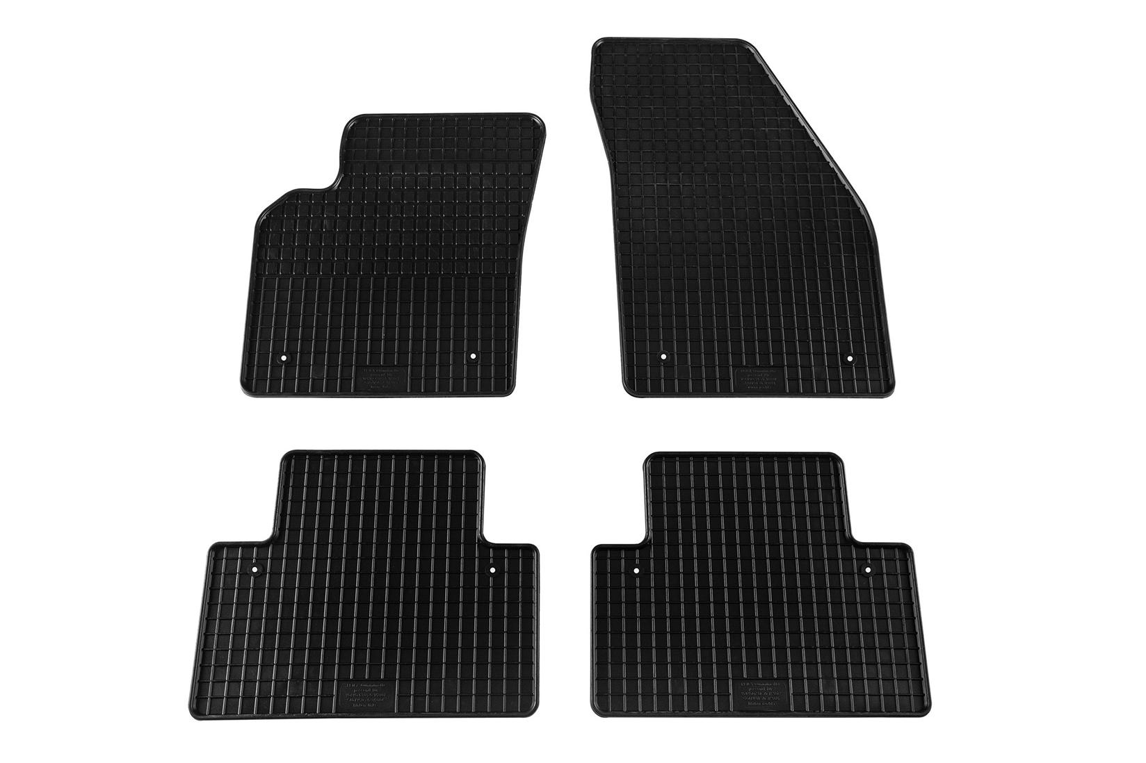 PETEX Гумени патосници за Volvo S40 V50 2004-2012 C30 2006-2012 4 дела црни