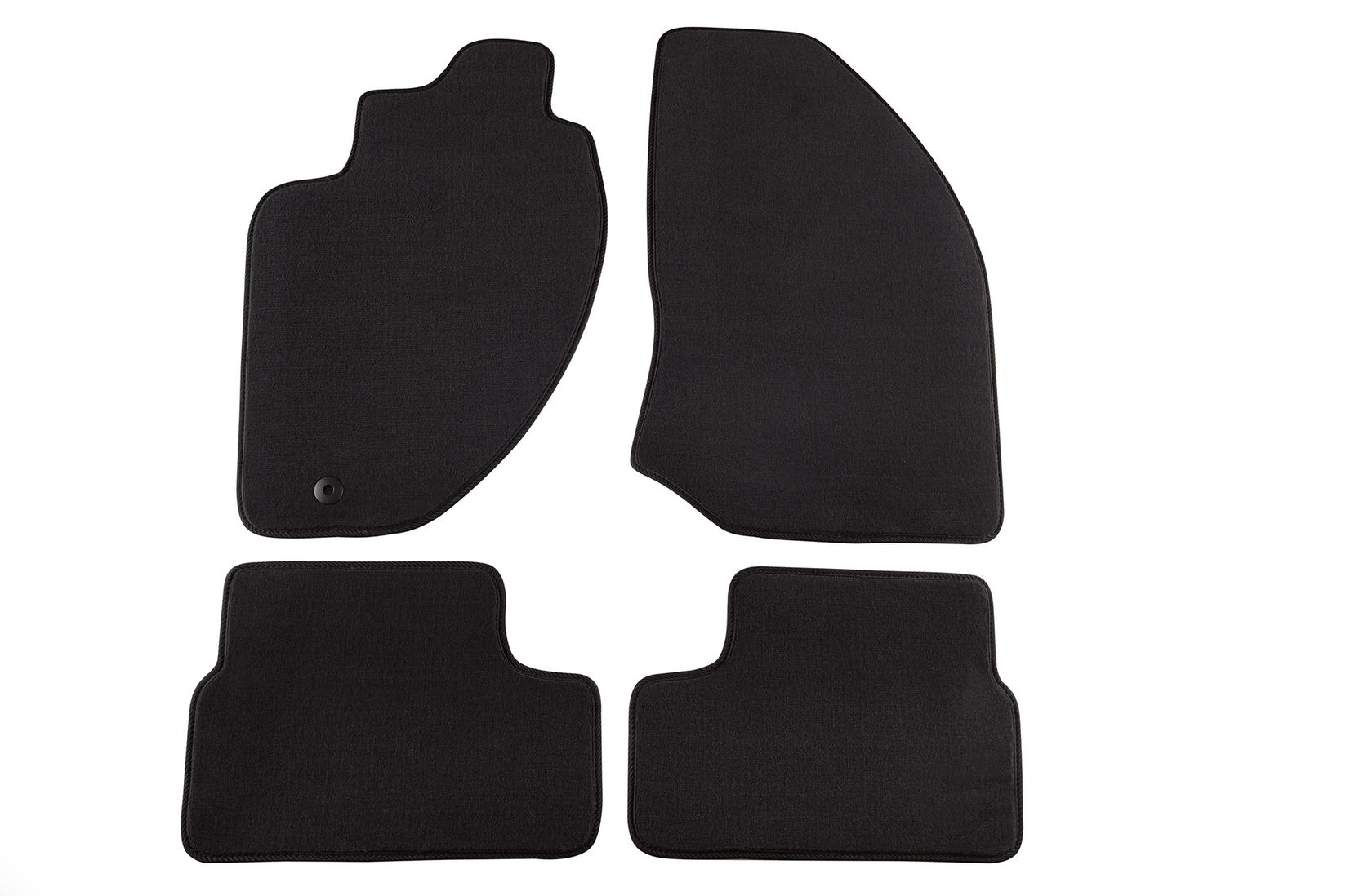 PETEX Платнени патосници за Alfa Romeo 166 10/1998-2007 4 делови црни (B001) Style материјал