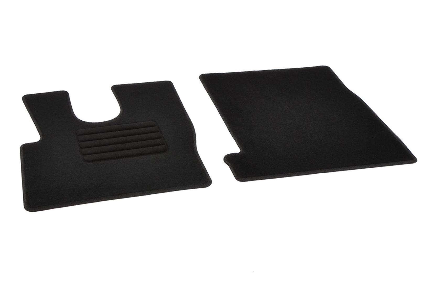 RIGUM Платнени патосници за Daf XF Euro 6 по 2013 година, 2 дела, црни