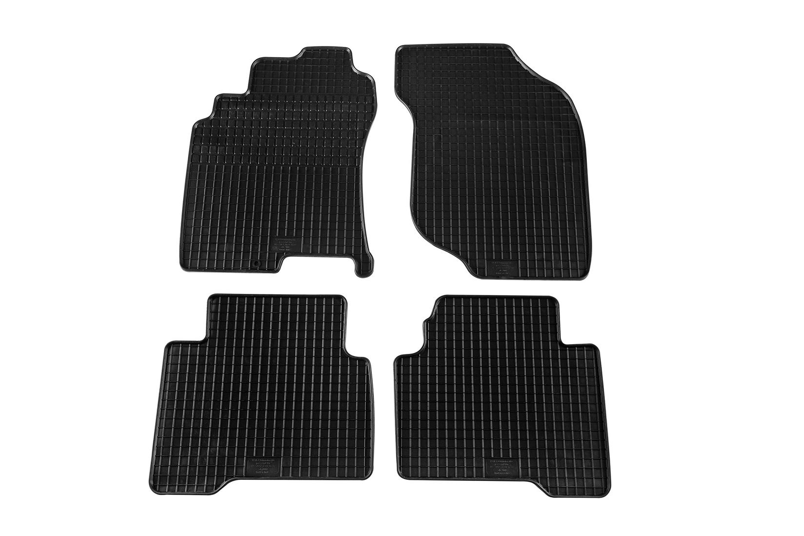 PETEX Гумени патосници за Nissan X-Trail 2001-2007 4 дела црни