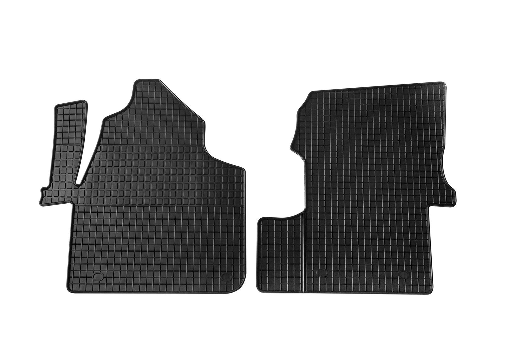 PETEX Гумени патосници за Mercedes Sprinter 2006-2018 Volkswagen Crafter 2006-2017 предни 2 дела црни