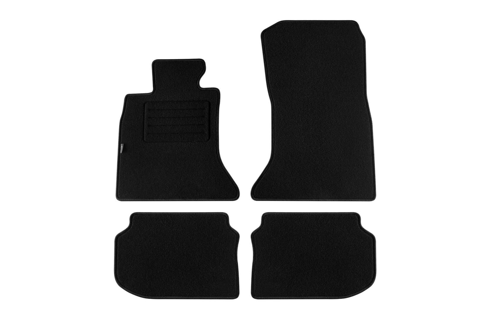 PETEX Платнени патосници за BMW серија 5 F10/F11 2010-2013 година 4 дела, црни, REX материјал