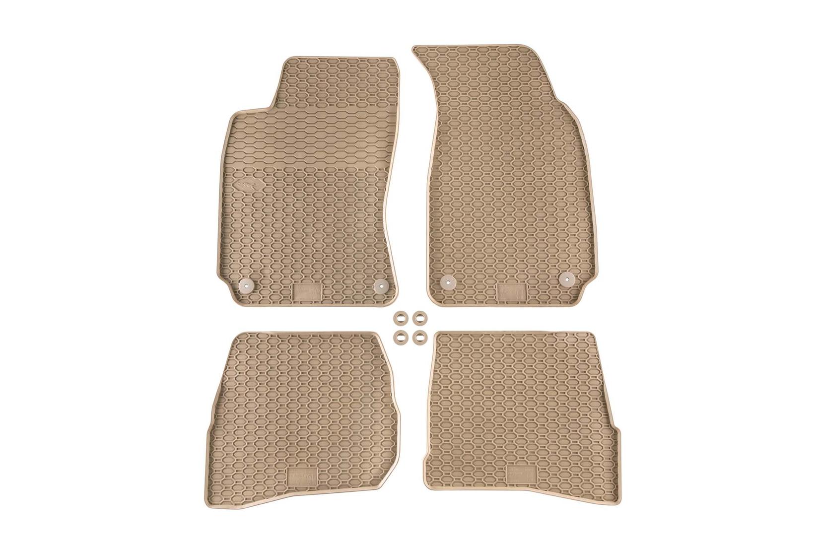 GEYER & HOSAJA Гумени патосници за VW Passat B5 1996-2005 година 4 дела кремави