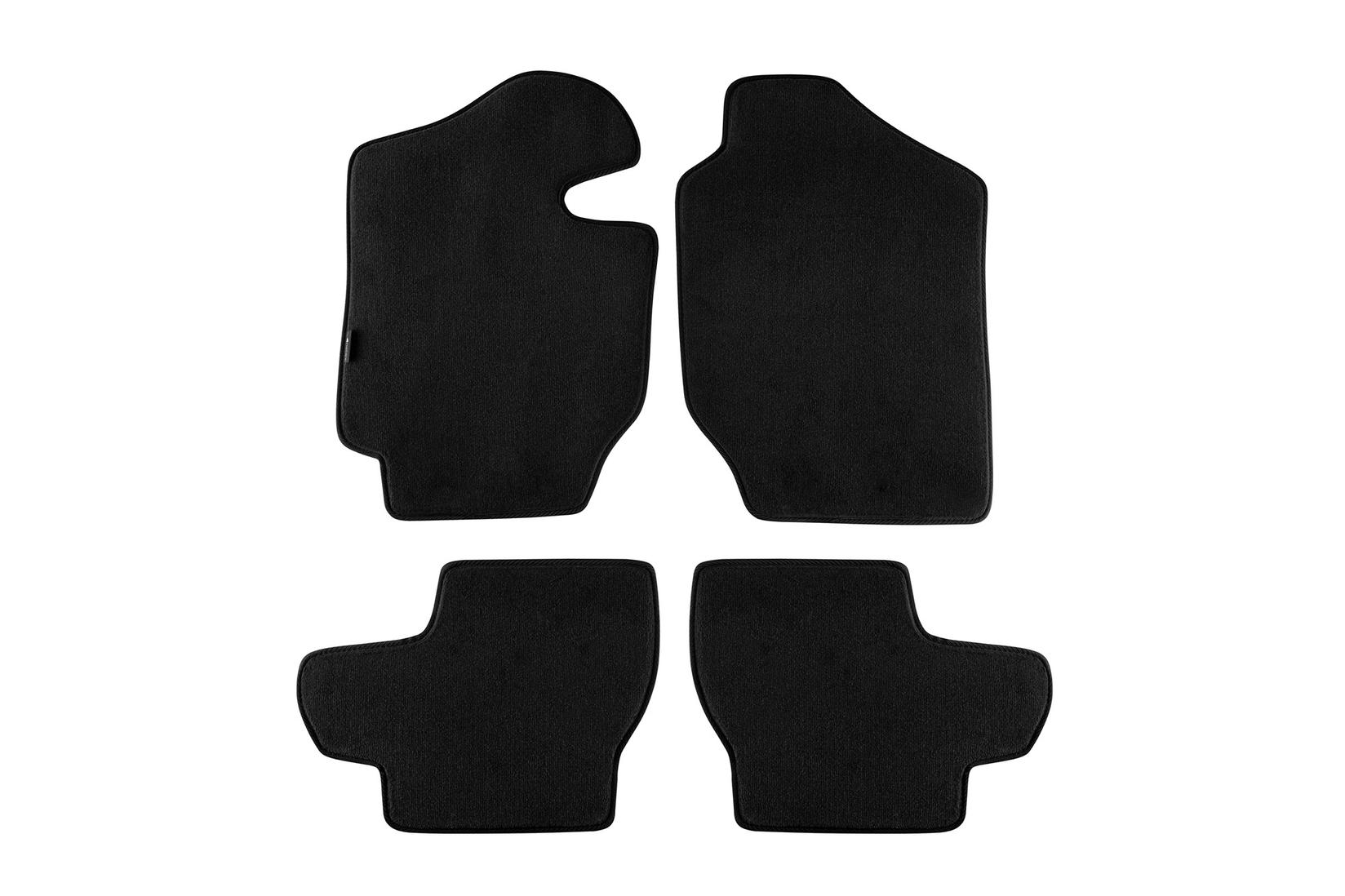 PETEX Платнени патосници за Suzuki Jimny после 10/2018 година, 4 делови црни (KL04) Style материјал