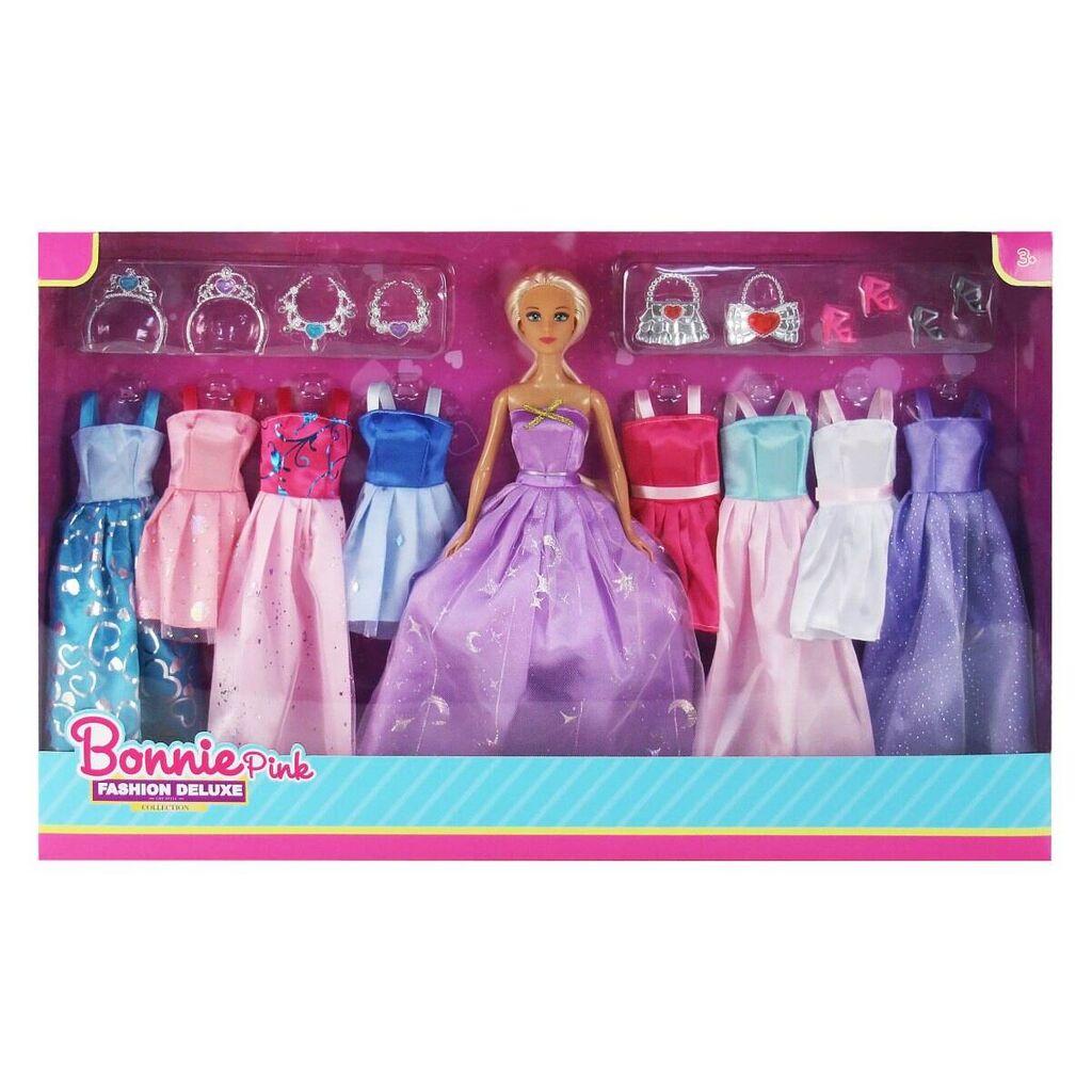 Bonnie Pink Принцеза кукла со облека и додатоци, 29см