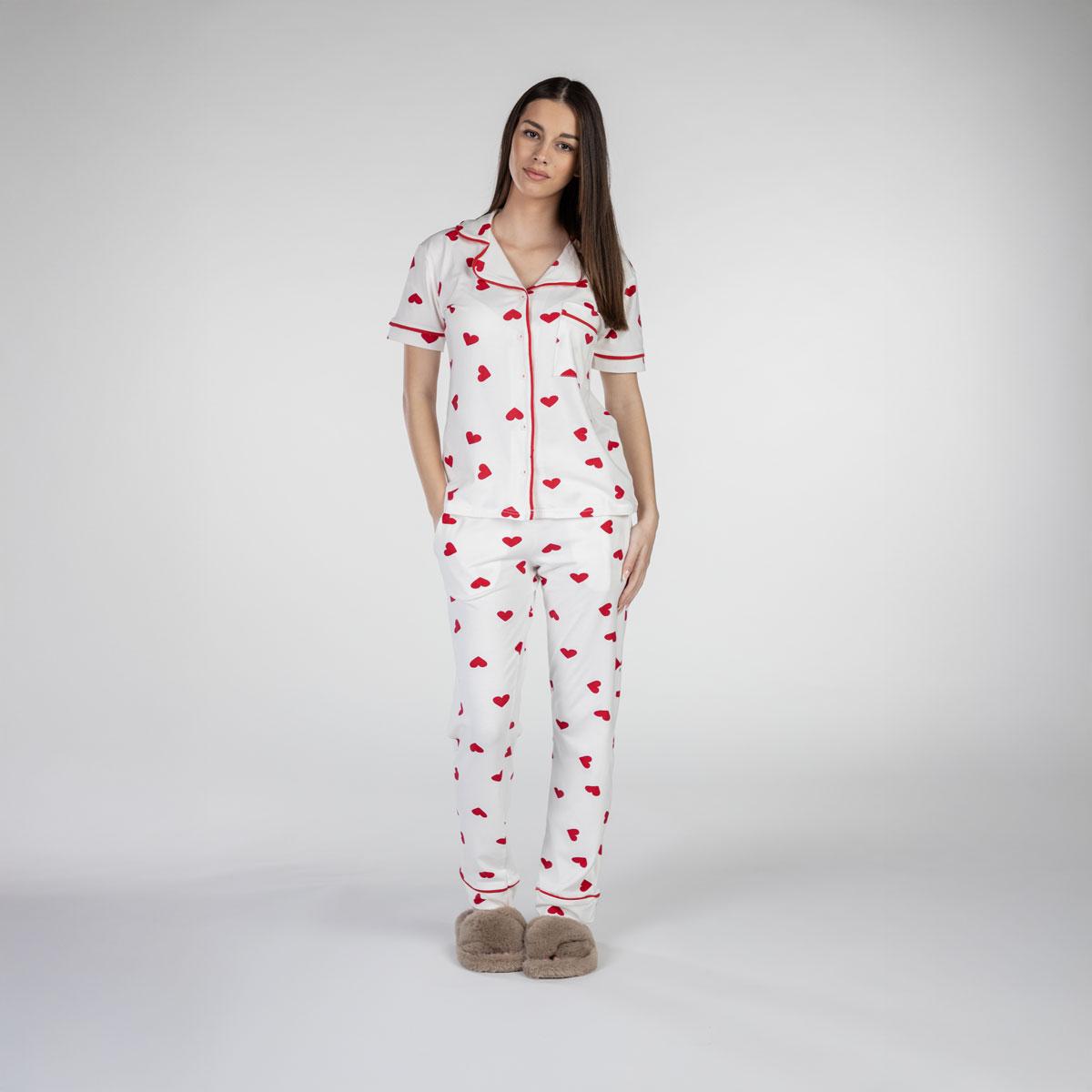 SF Женски сет пижами RED HARTS KD SS25