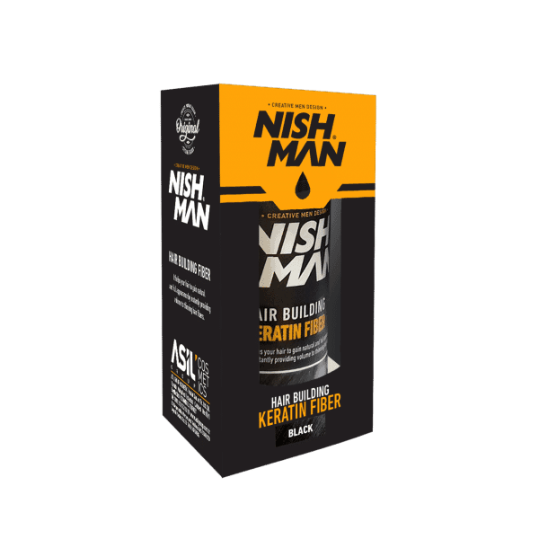 Nishman Фибер Влакна за коса Hair Building Keratin Fiber 21gr Black