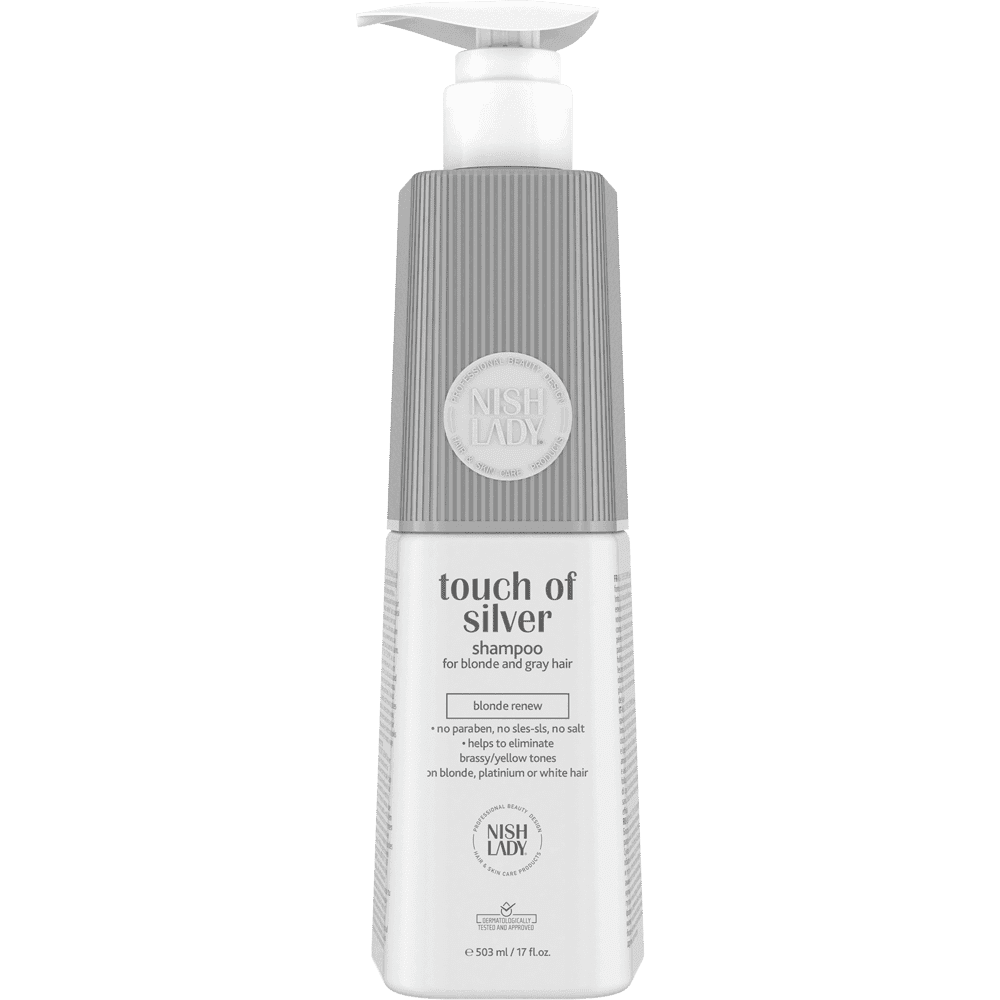 Nishlady Шампон за коса Touch Of Silver Shampoo for Blonde & Grey Hair 503ml