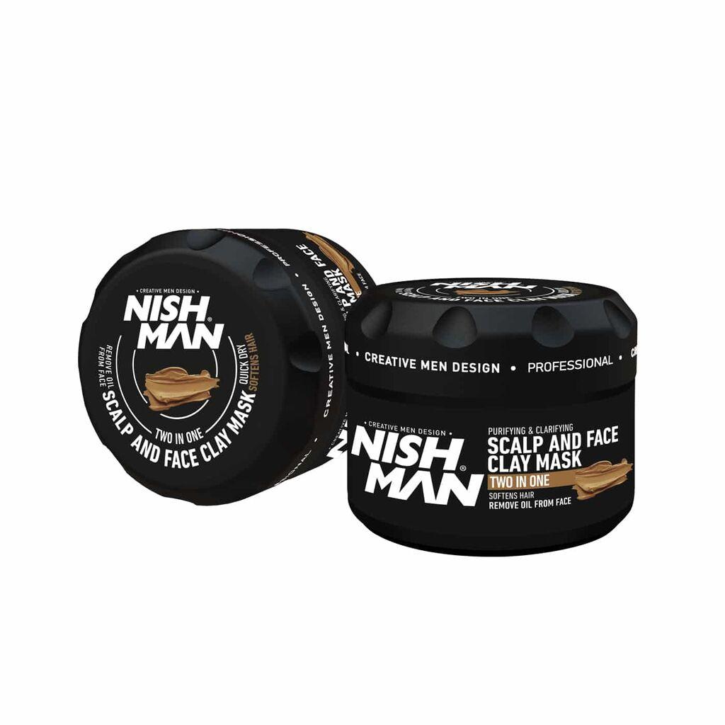 Nishman Глина за лице Scalp&Face Clay Mask 450 Gr