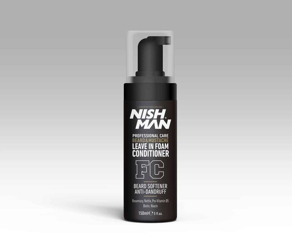 Nishman Пена за брада Beard&Mustache Leave-In Foam Conditioner 150ml