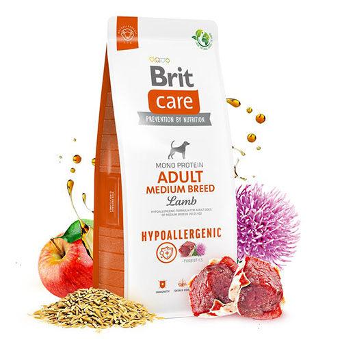 Brit Brit Care Dog HypoaLLergenic AduLt MediuM Breed - Брит Кер Адулт 12Кг (Јагне)