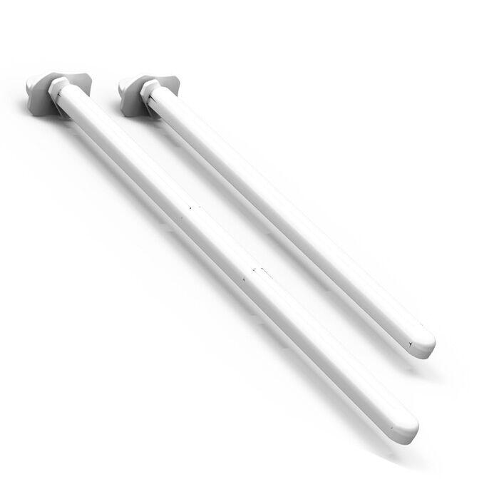 MP BergaMo Стапче за Кафез Пвц 18cm. Бела Боја - Мп Бергамо | Stapce Za Kafez Pvc | PLaStic Bird Perch White - Mp BergaMo