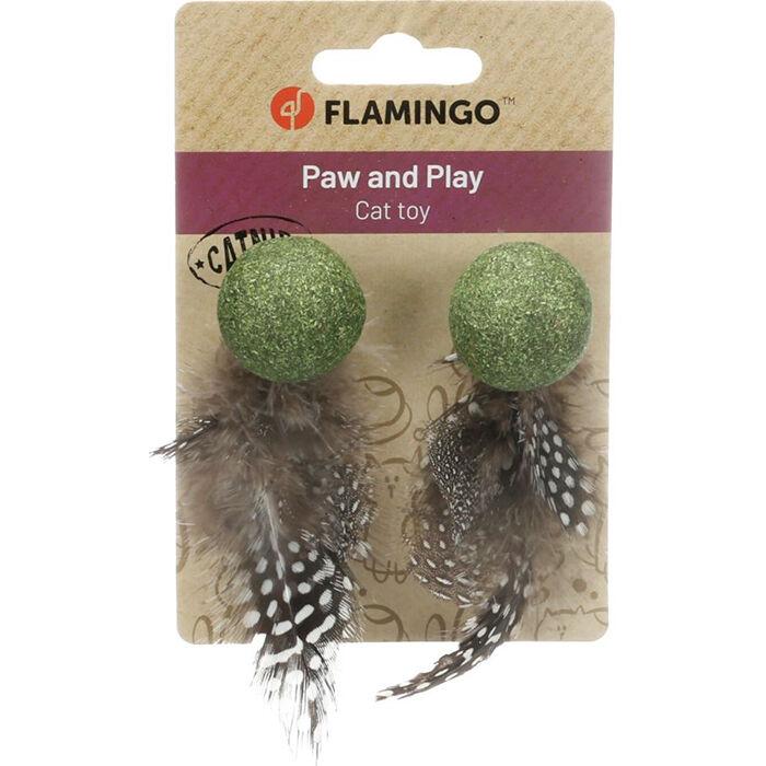 FLaMingo Играчка за Маче Кати Топчиња со Кетнип 9.5Х3Х3cm - Фламинго