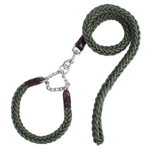 Поводник Плетен со Дисциплинка Голем 120Х30cm.