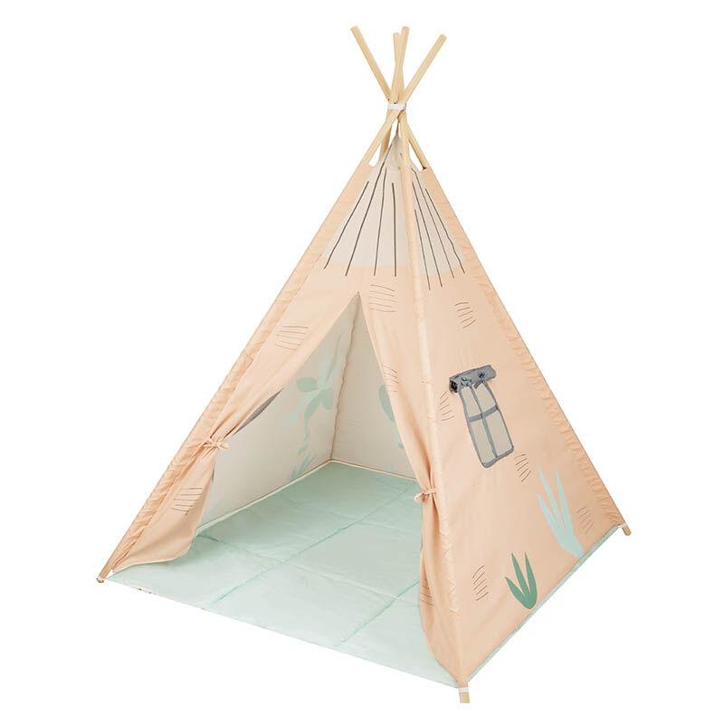 KIKKA BOO Бебешка игрална шатор house портокалов