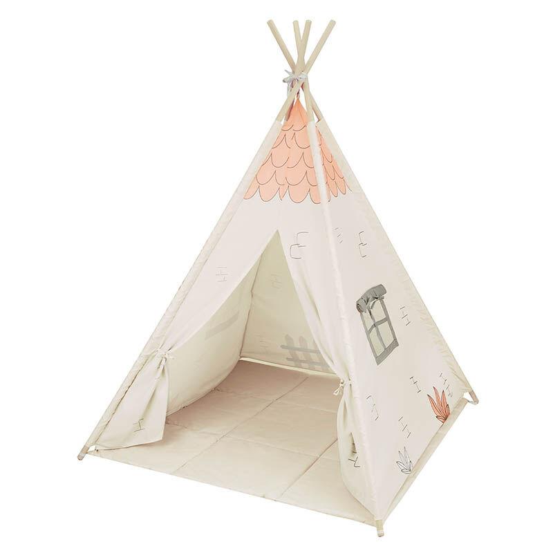 Kika boo Бебешка игрална шатор house беж