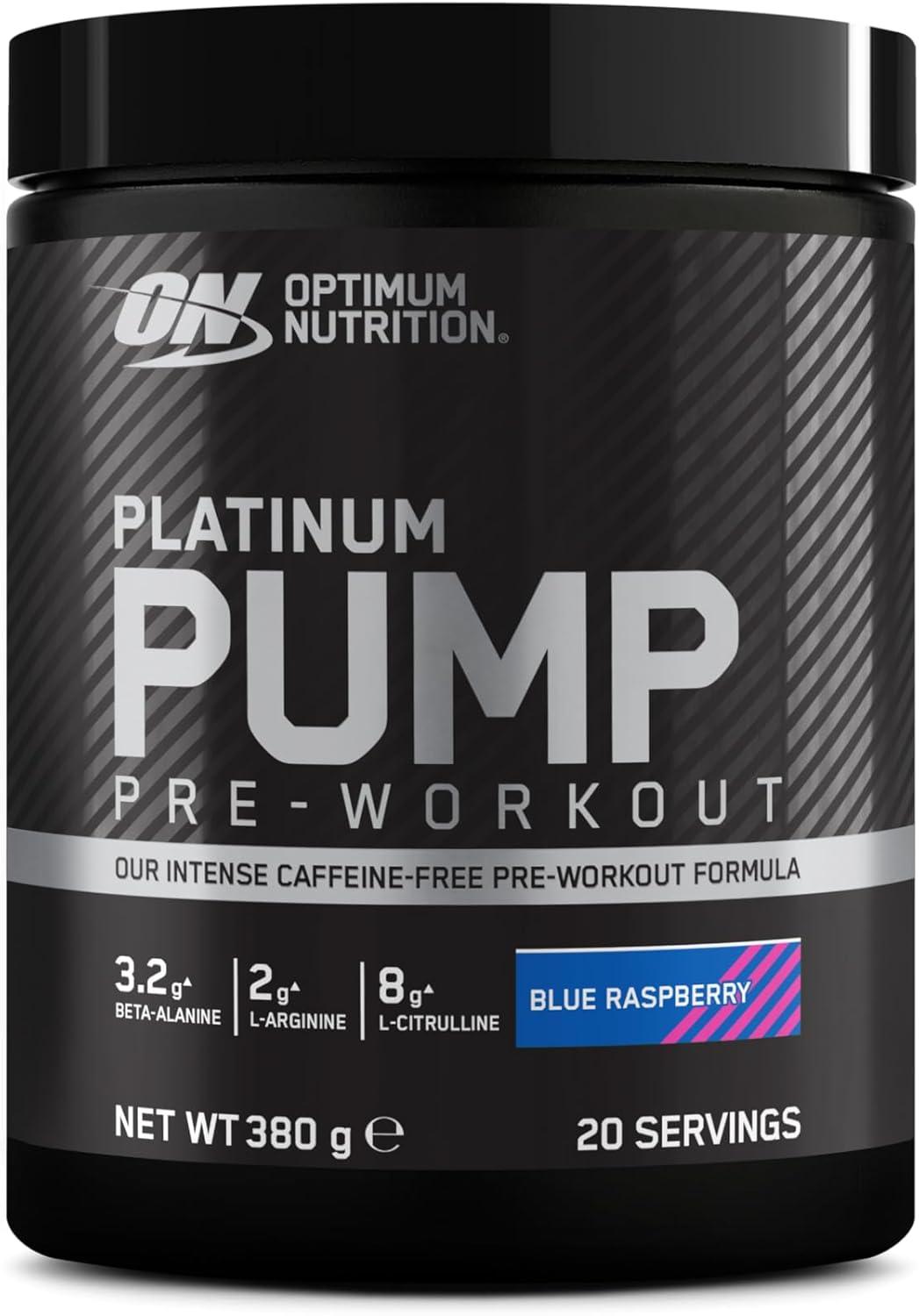 OPTIMUM NUTRITION Platinum Pump 380г - Сина малина