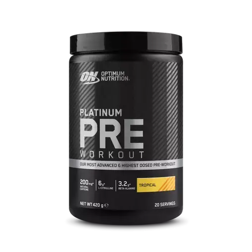 OPTIMUM NUTRITION Platinum PRE WORKOUT 420г - Tropical