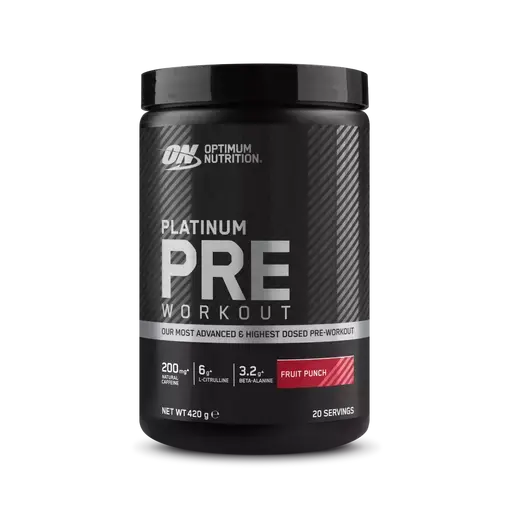 OPTIMUM NUTRITION Platinum PRE WORKOUT 420г - Fruit punch