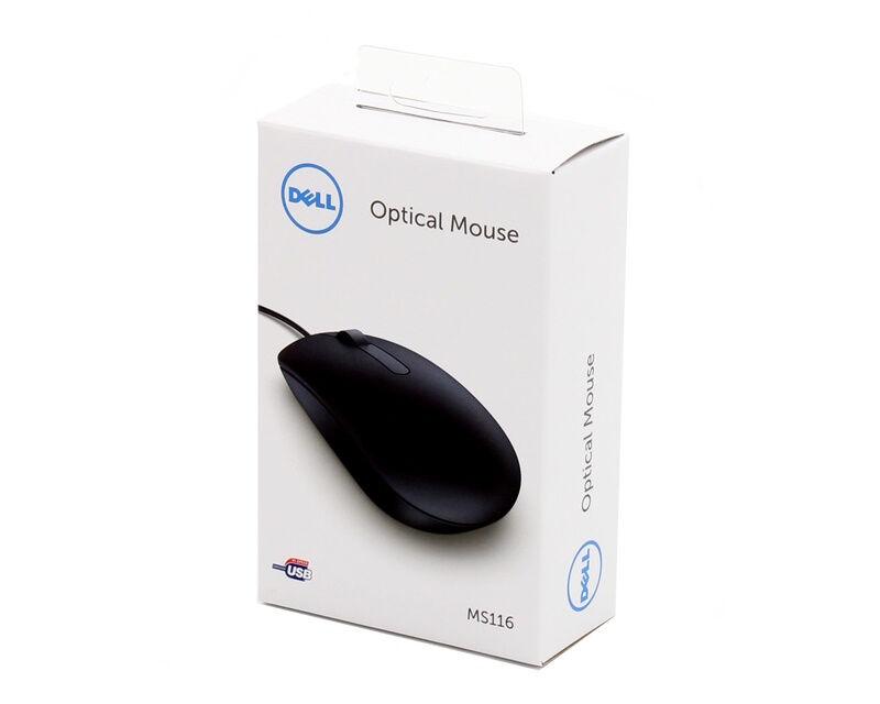 DELL Оптичко глувче MS116 USB