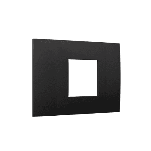 ELEKTROMATERIJAL LENDAVA Рамка 2/3М црна слим МОДУС 434165