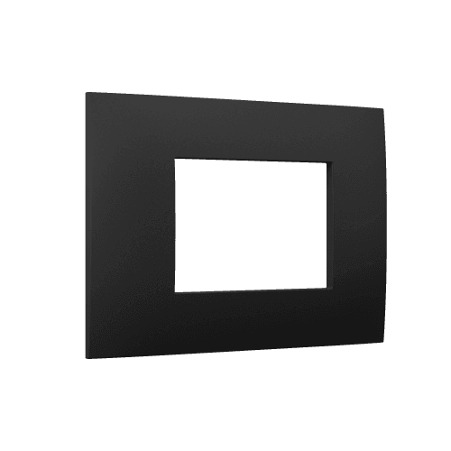 ELEKTROMATERIJAL LENDAVA Рамка 3М црна слим МОДУС 434166