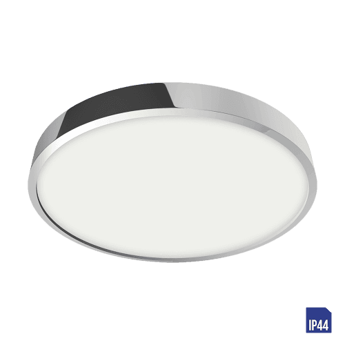 LUXERA Плафоњерка  Lenys LED/18W, 4000K, IP44, хром/бела 49026