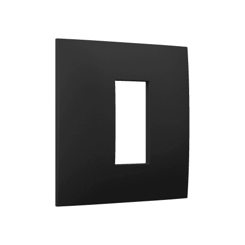 ELEKTROMATERIJAL LENDAVA Рамка 1М црна слим МОДУС 434163