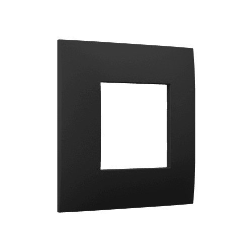 ELEKTROMATERIJAL LENDAVA Рамка 2М црна слим МОДУС 434164