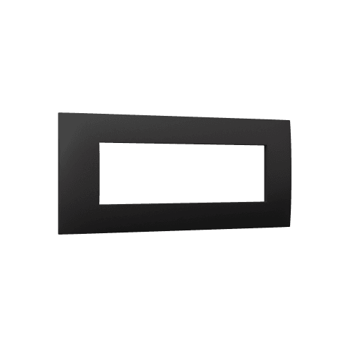 ELEKTROMATERIJAL LENDAVA Рамка 7М црна слим МОДУС 434169