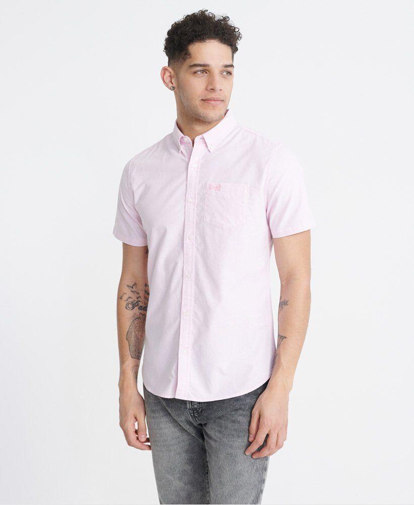 SUPER DRY Машкa кошула со краток ракав