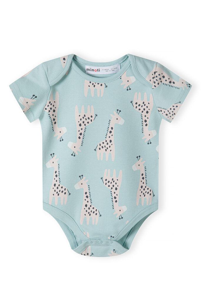 Minoti Боди Giraffe blue