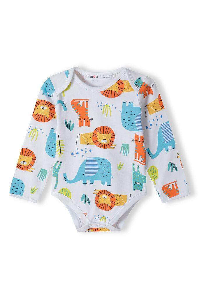 Minoti Боди со долг ракав Jungle