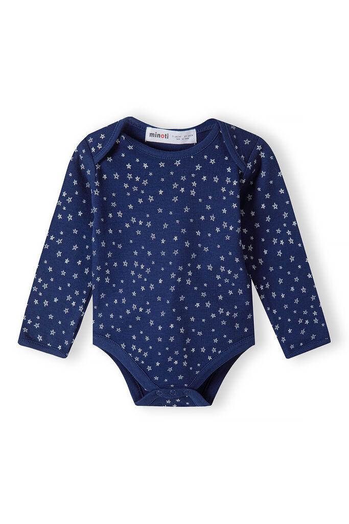 Minoti Боди со долг ракав Stars