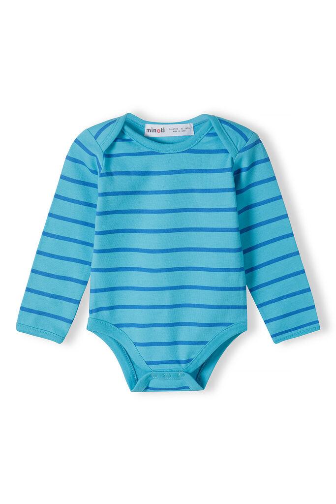 Minoti Боди со долг ракав Jungle blue