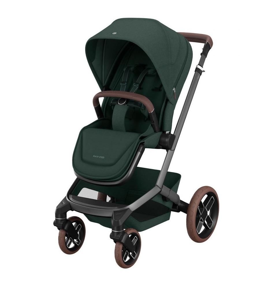 Maxi Cosi Количка Fame Twillic Зелена Stroller+Carrycot