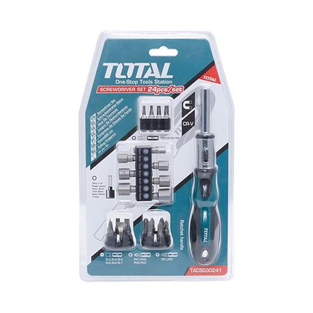 Комплет шрафцигери Total TACSD30246 (24 парчиња)