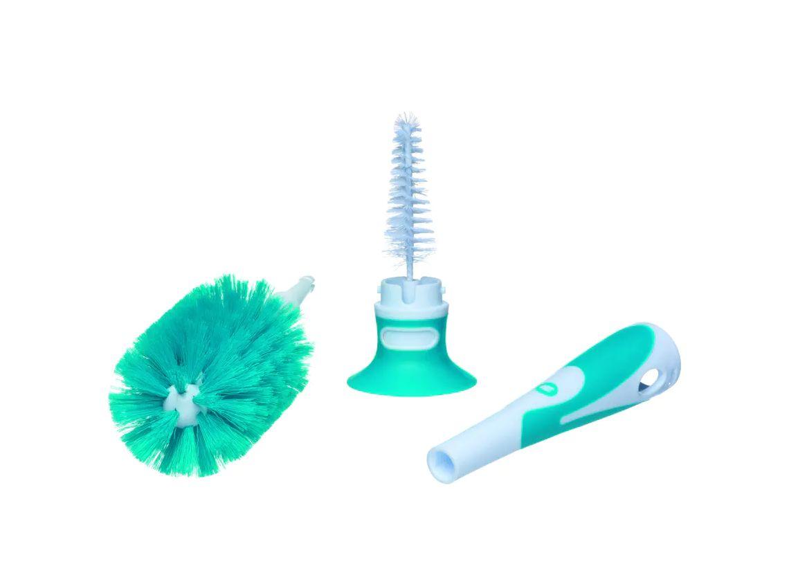 Bebeconfort 2-in-1 Четка за шишиња со ваккум капак