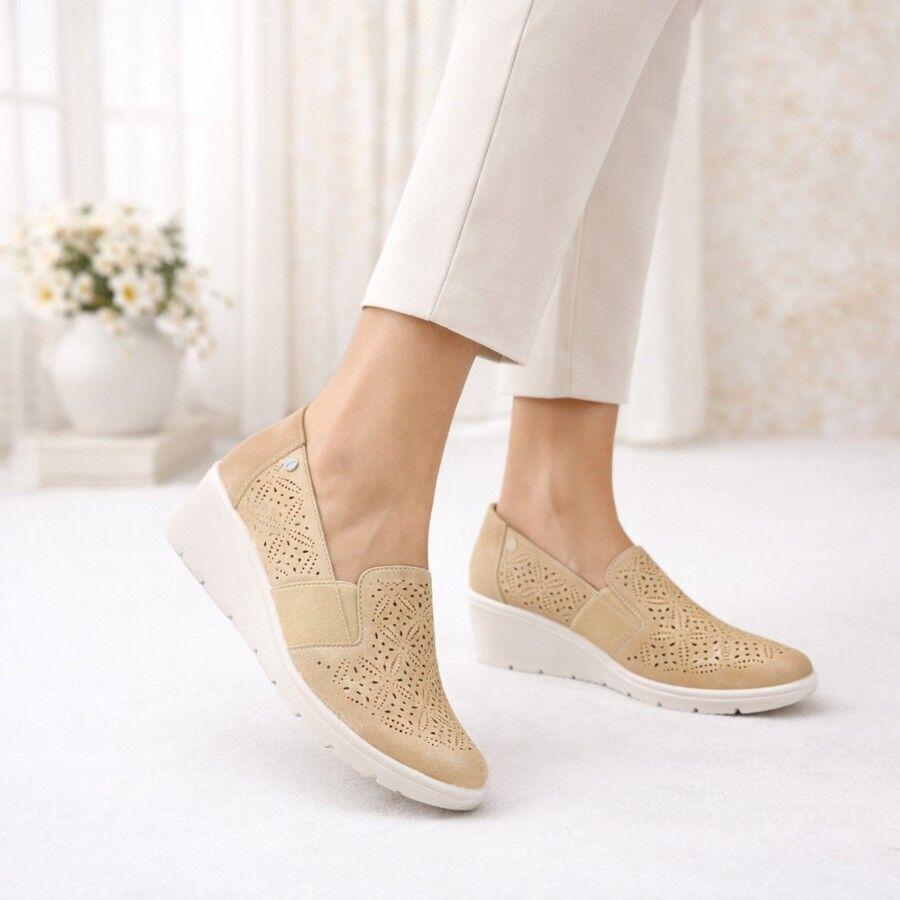 SOFT S Женски крем чевли