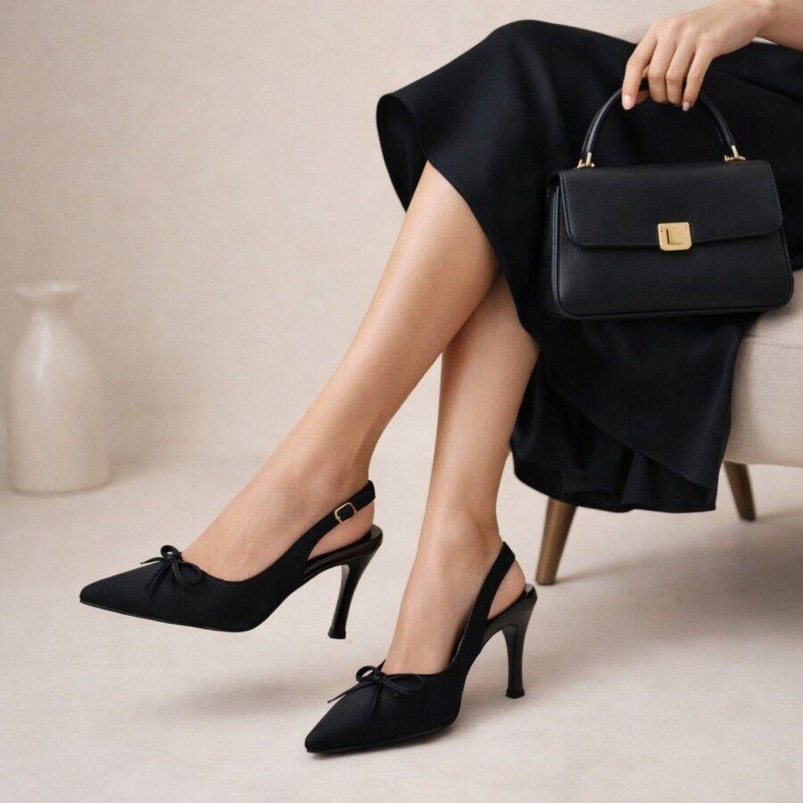 Женски црни сандали