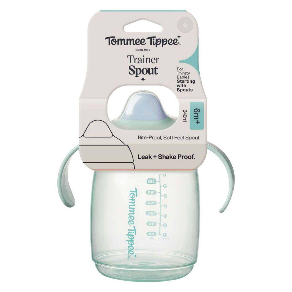 Tommee Tippee Шише со клунче 6м+ 240ml минт