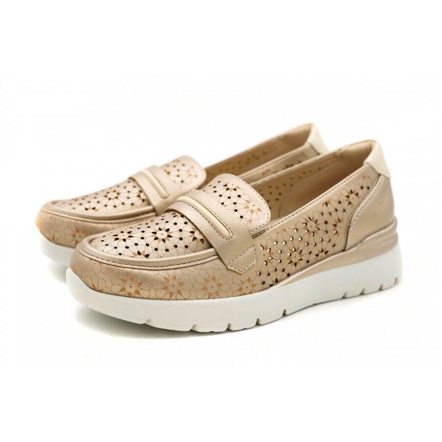 Jemeji Женски златни чевли